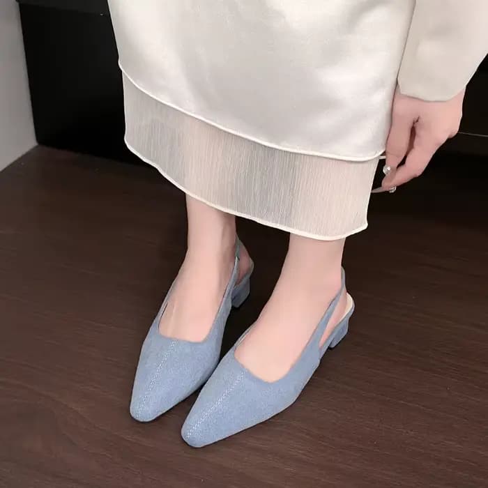 Sandales à talons hauts à bout pointu pour femme