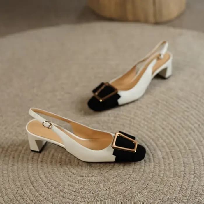 Blapunka-Escarpins en Cuir group Naturel pour Femme