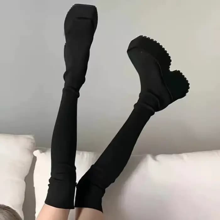 Bottes Chelsea à talons très hauts pour femmes