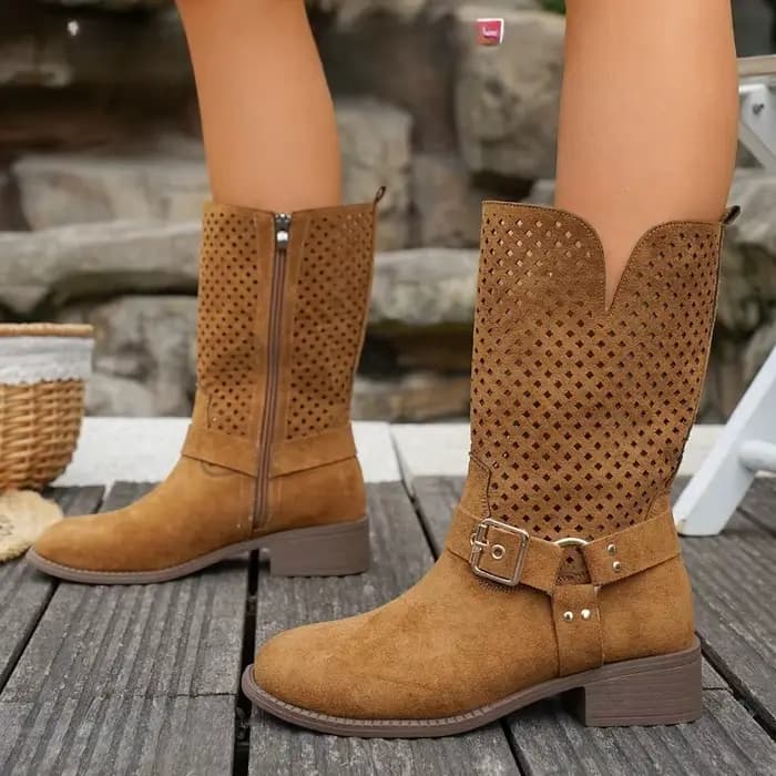 Bottes mi-mollet pour femmes