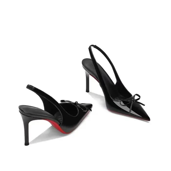 Sandales d'été à talons hauts avec nœud polyvalent