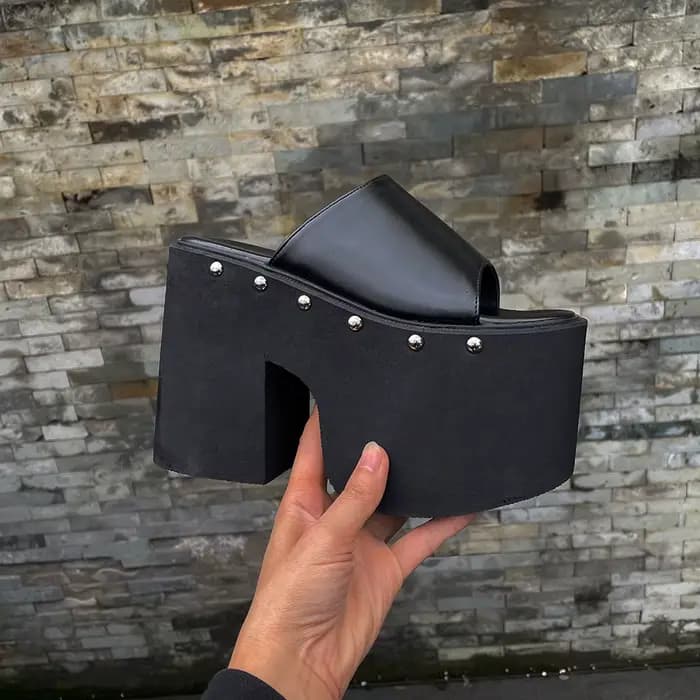 Gdgydh-Sandales à talons compensés pour femmes