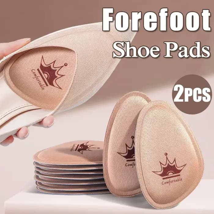 Femmes avant-pied coussinet soulagement de la douleur insérer demi-taille semelles antidérapantes coussin chaussure respirant absorbant la transpiration coussinets pour chaussures