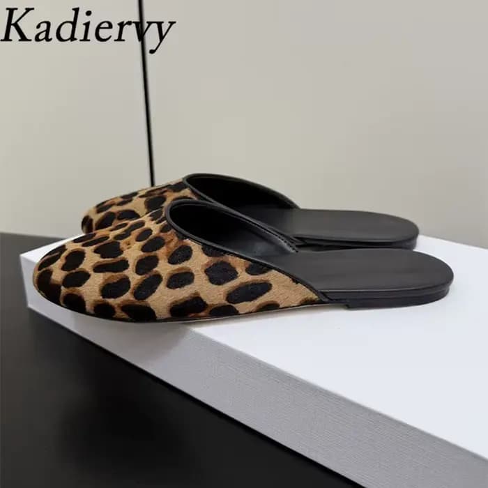Mules en daim pour femme