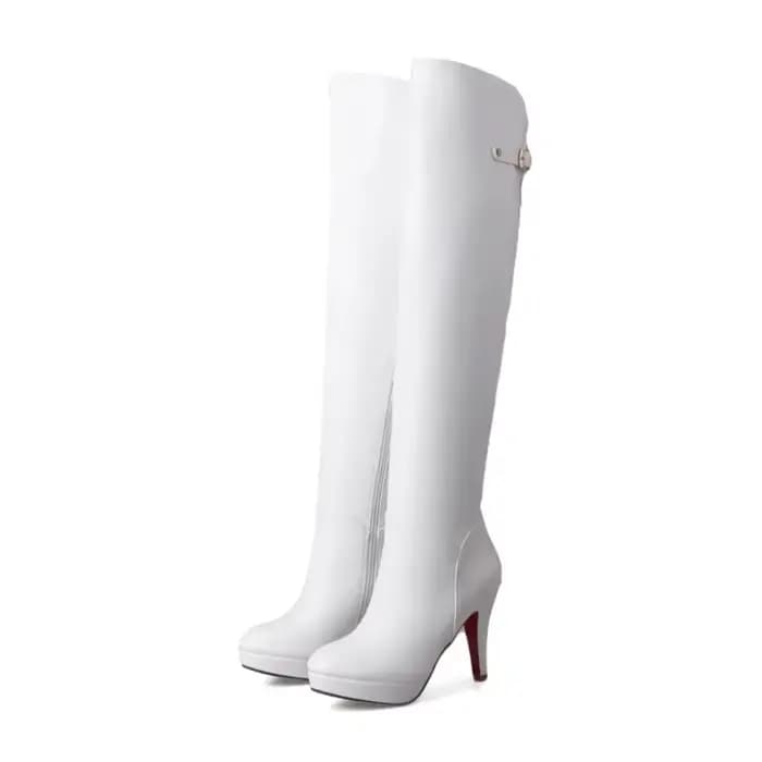Bottes d'hiver sexy et décontractées à talons hauts pour femmes