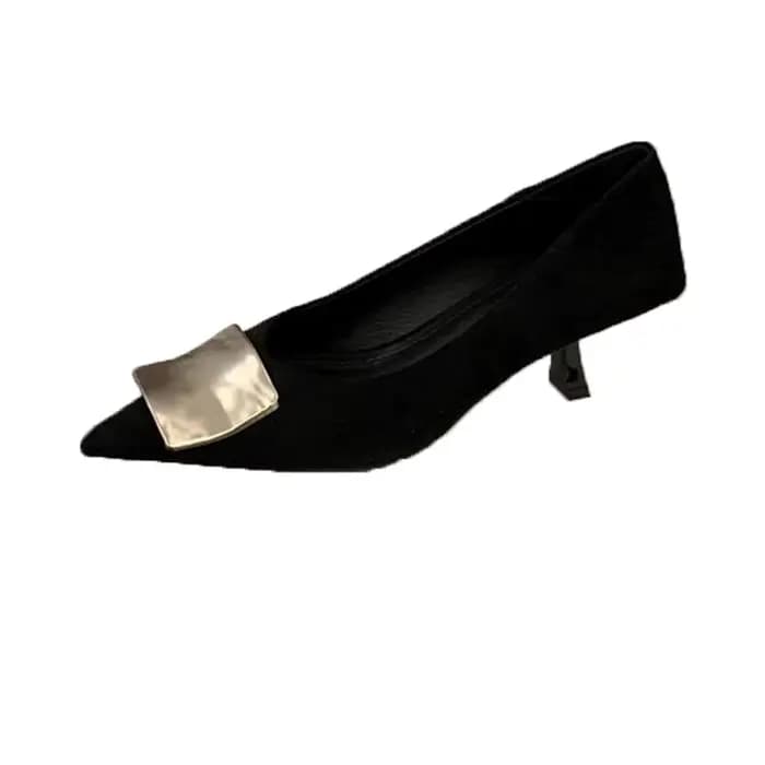 Talons hauts chaussures pour femmes bout pointu mode chaussures Sexy daim luxe concepteur pompes 2025 automne nouvelle robe élégante Zapatos Mujer