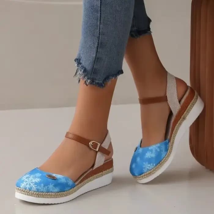 Sandales à talons compensés pour femmes
