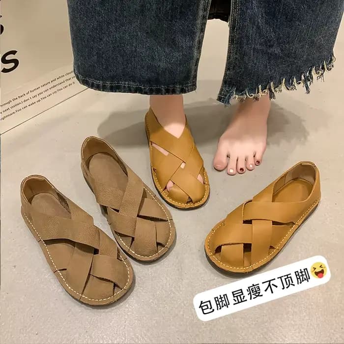 Sandales en cuir pour femmes