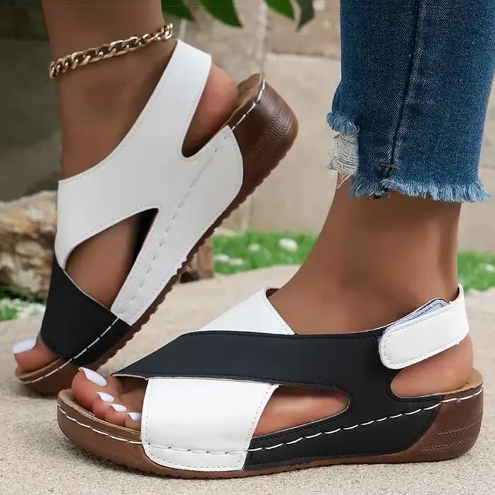 Sandales femme talons souples