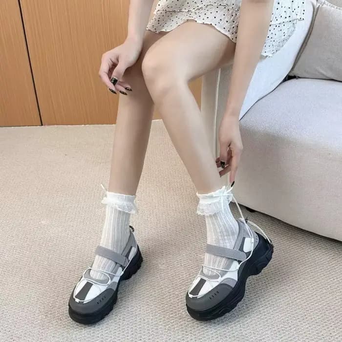 Nouvelles sandales d'été confortables pour femmes, style Mary Jane à talon épais, rehaussantes, décontractées, polyvalentes, à enfiler