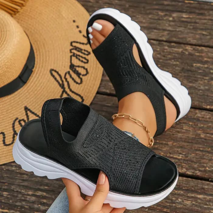 Sandales confortables et élégantes à enfiler