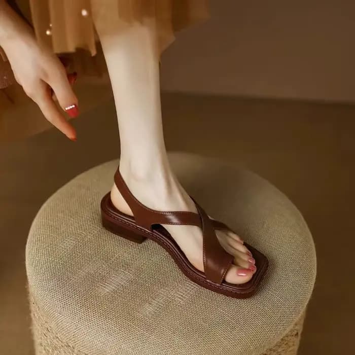 Sandales pour femmes 2025 rétro mode