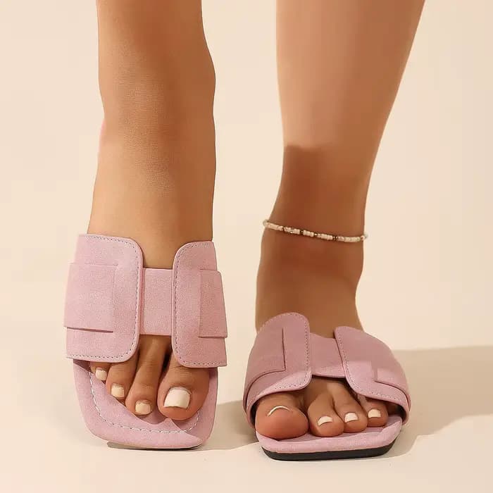 Sandales de Luxe Designer pour Femme 2026 Nouveauté Tressées Confortables Décontractées Été Plates Carrées Chaussons