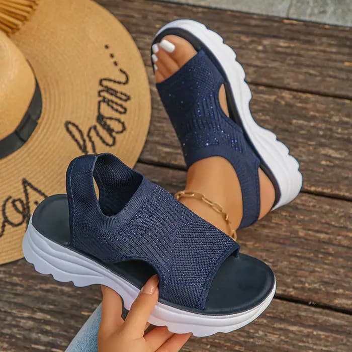 Sandales confortables et élégantes à enfiler