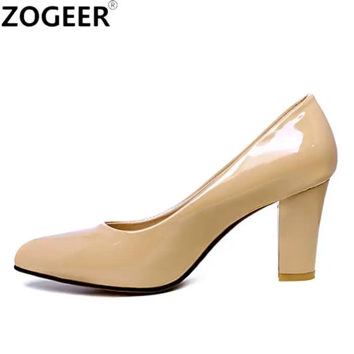 Escarpins Classiques en Cuir PU pour Femme