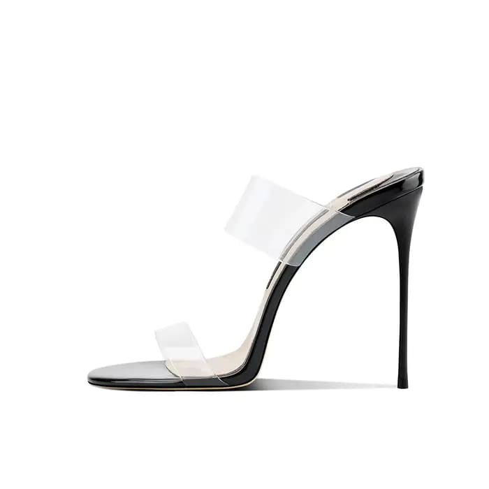 Rose été nouvelles sandales à bout ouvert à la mode talons hauts femmes