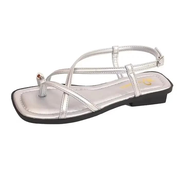Sandales Femme Été 2026 Nouvelle Collection – Chaussures Romaines à Bout Carré