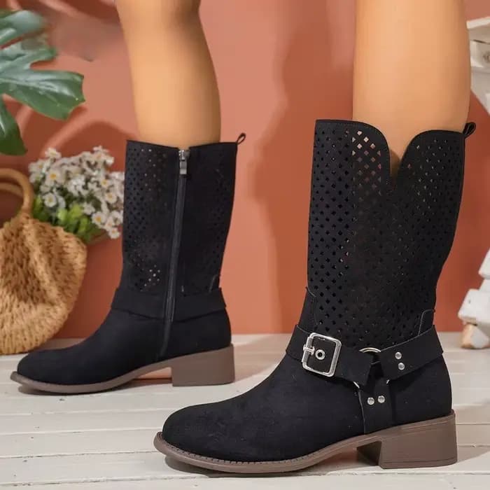 Bottes mi-mollet pour femmes