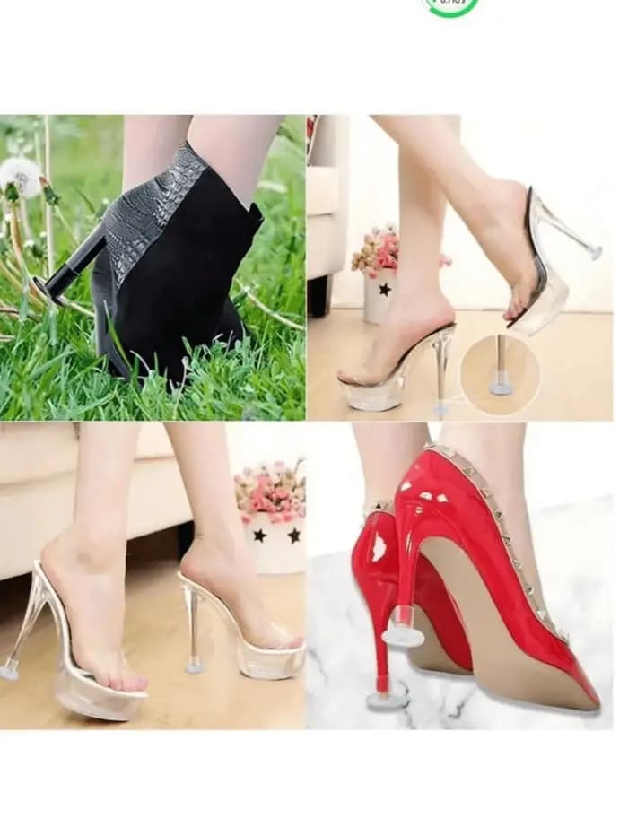 9 paires de protections transparentes pour talons hauts