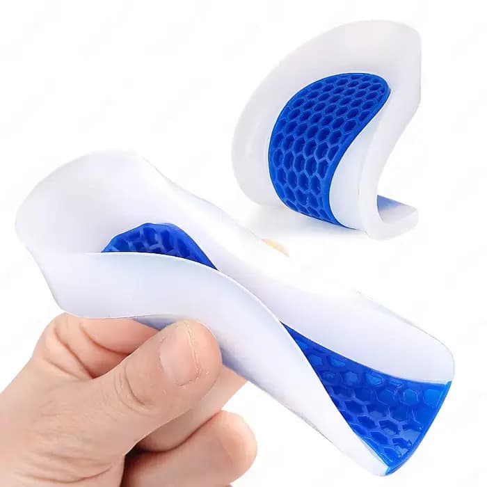 2 coussinets anti-douleur pour talon avec gel PU et coque de talon