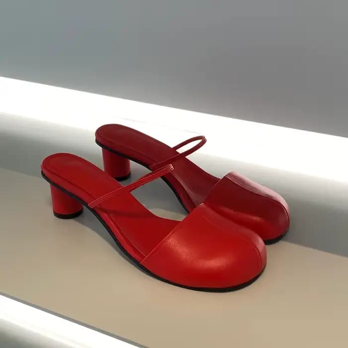 Mules chaussures femmes talons hauts pantoufles sandales pour femme été 2025 tendance mocassins