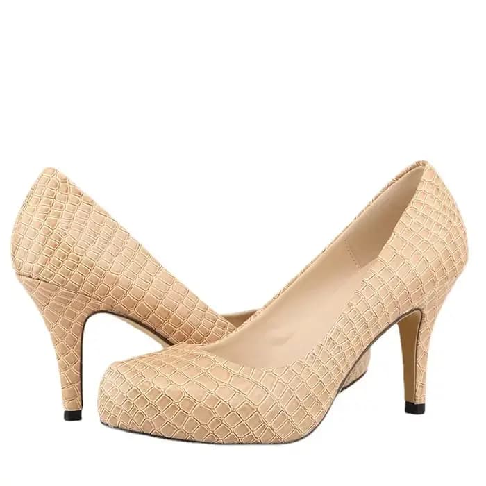 Escarpins Sexy en cuir motif Crocodile pour femmes