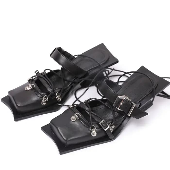 Sandales Design de mode pour femmes, escarpins à bout pointu à bande étroite, chaussures habillées élégantes, marque peu profonde, talons hauts, Mules pour dames