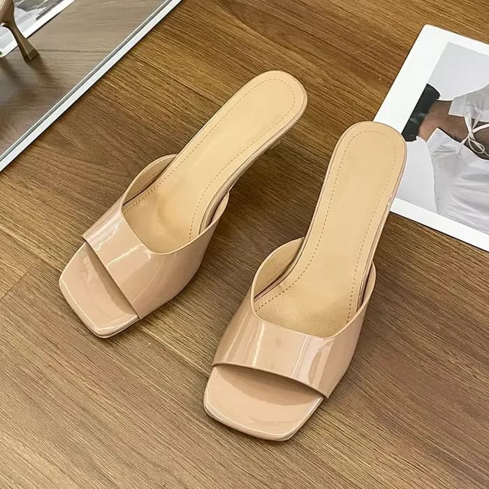 Femmes sandales à talons hauts été nouvelle mode bout carré