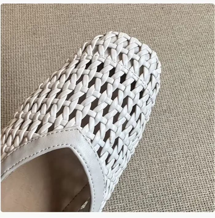 Femmes talon bas évider chaussures 3cm femme