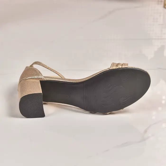 Aphixta classique 6 cm talons hauts or élégant femme sandales chaussures de fête
