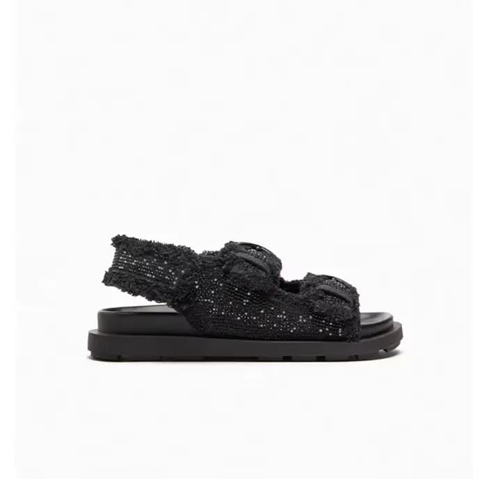 Été 2025 décontracté chaussures plates de plage femmes semelle épaisse plate-forme