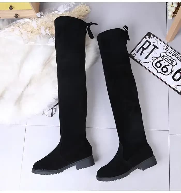 Cuissardes élastiques au genou pour femmes