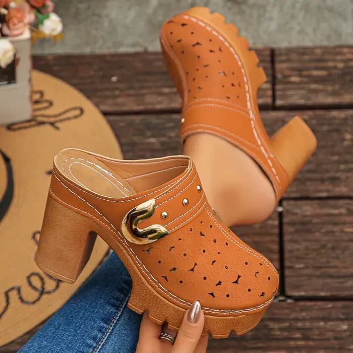 Mules multicolores tendance pour femmes