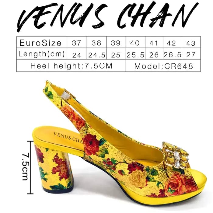 Talons Élégants avec Strass pour Femme
