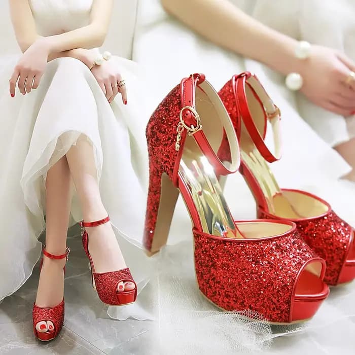 Sandales à plateforme à talons hauts pour femmes