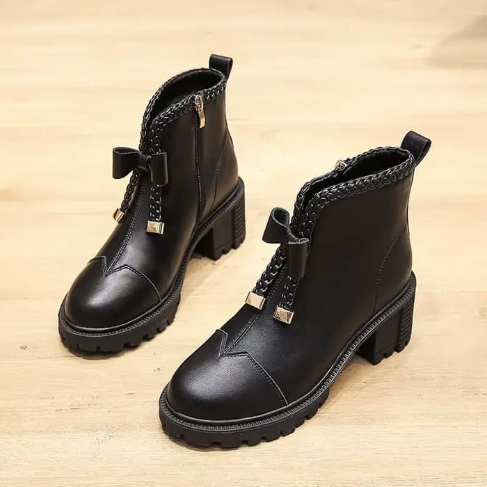 Bottines à Talons Blancs pour Femme