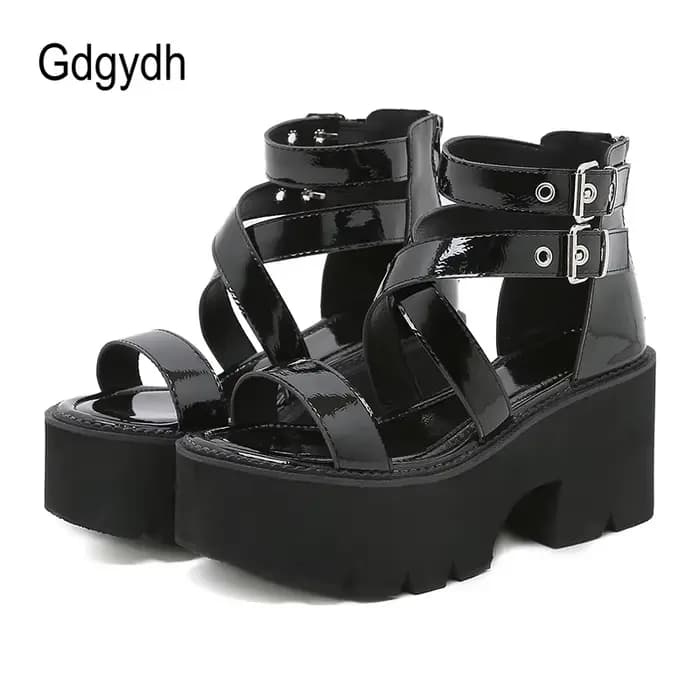 Gdgydh-Sandales à lanières de rinçage pour femmes