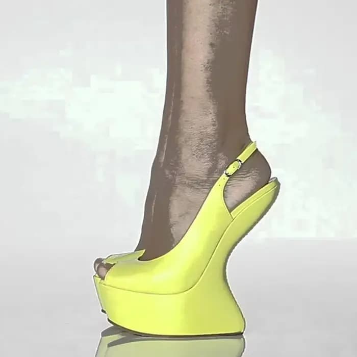 Escarpins Peep Toe en Daim Patchwork Style Original Sexy – Nouveautés Tendance pour Femme, Chaussures de Défilé Personnalisables