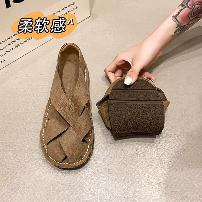 Sandales en cuir pour femmes