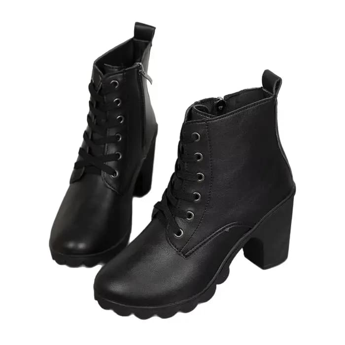 Bottines Chelsea à talons hauts et fermeture éclair latérale pour femme