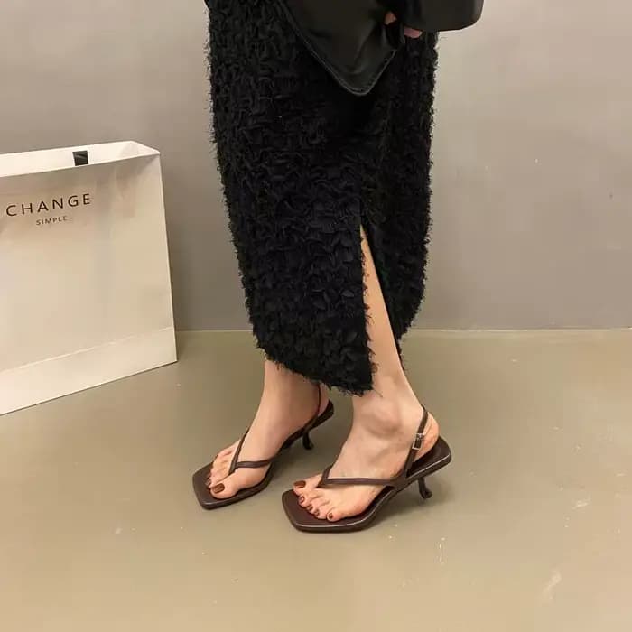 Sandales à Talons Longs et Bas pour Femme