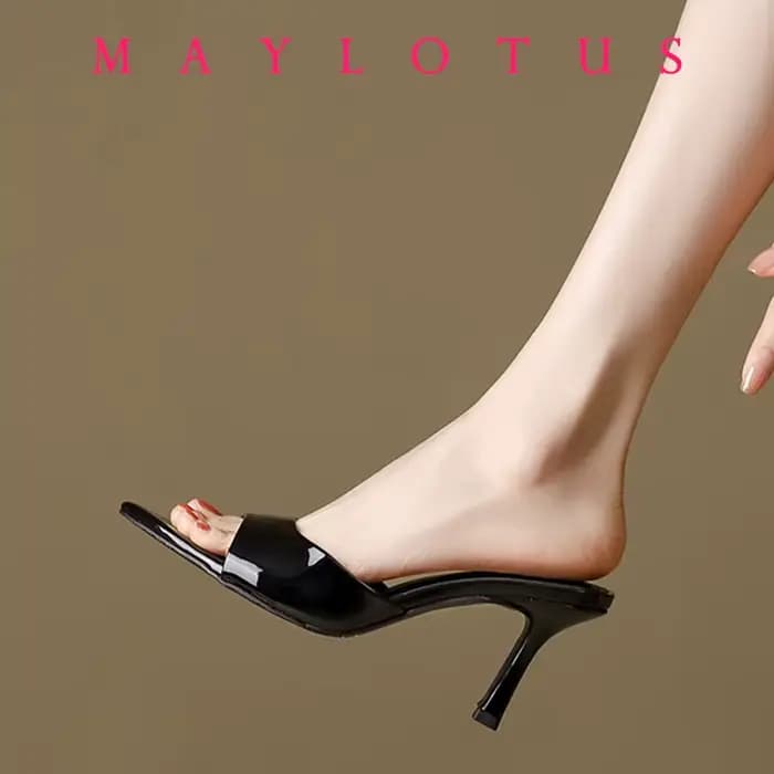 Nouvelles mules pour femmes à talon fin de 10 cm