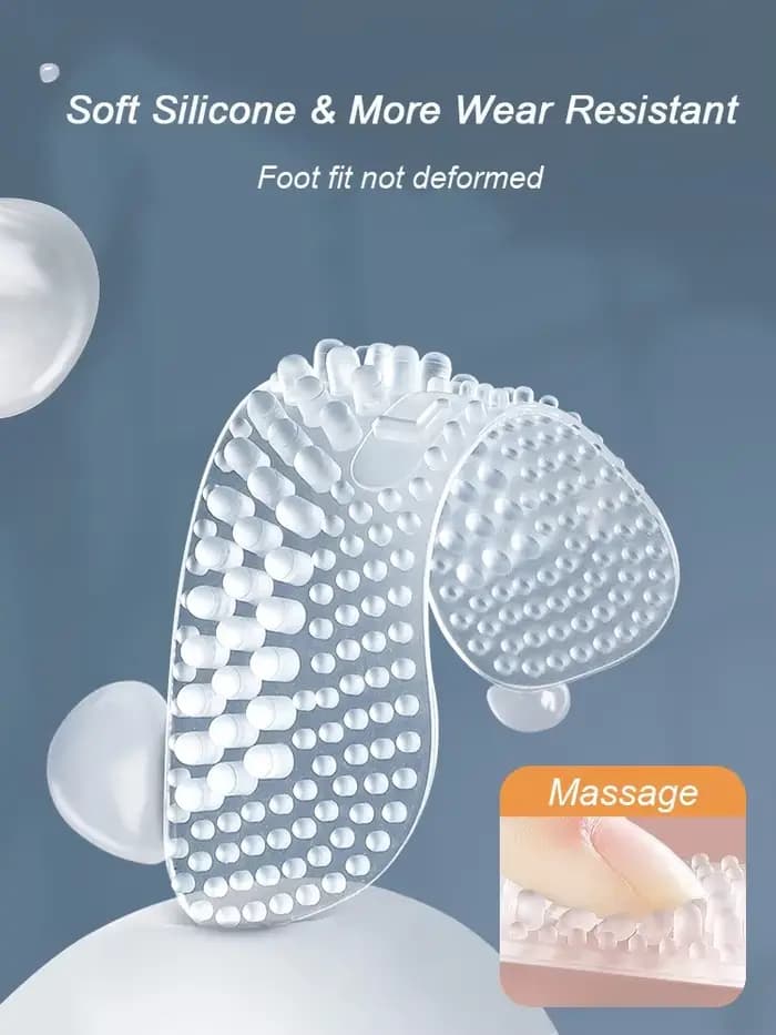 Autocollants de talons en silicone coordonnants pour femmes et hommes
