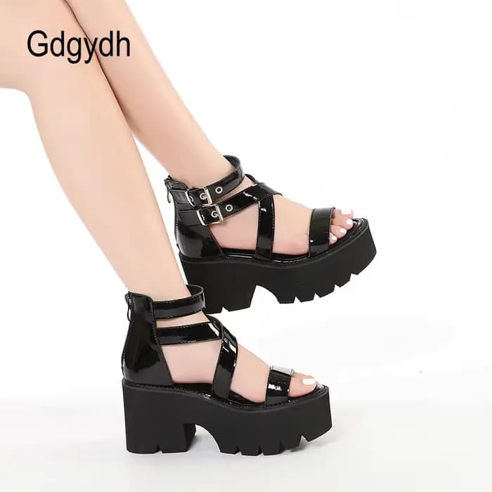 Gdgydh-Sandales à lanières de rinçage pour femmes