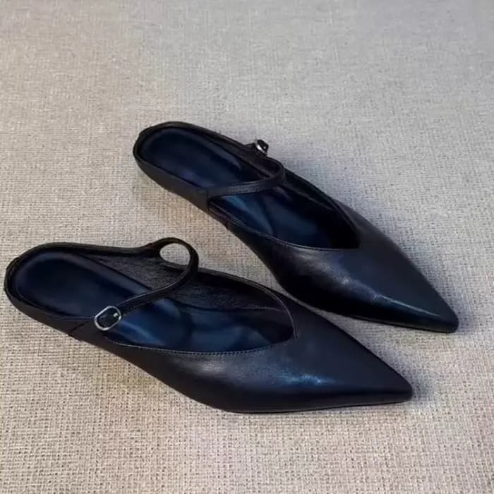 Nouvelles mules à talon épais et bout pointu style 2026