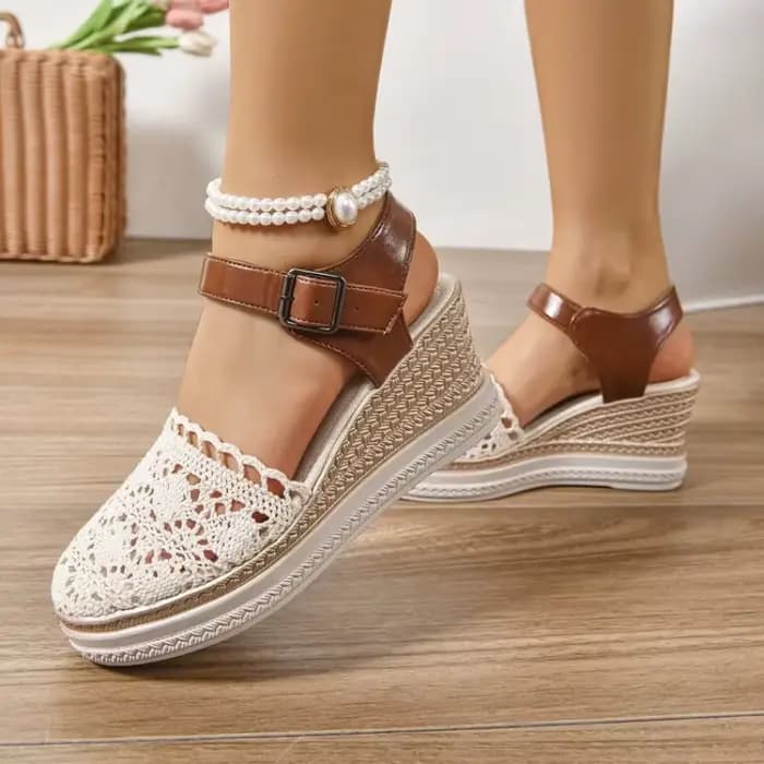 Femmes sandales 2025 été nouvelle mode toile