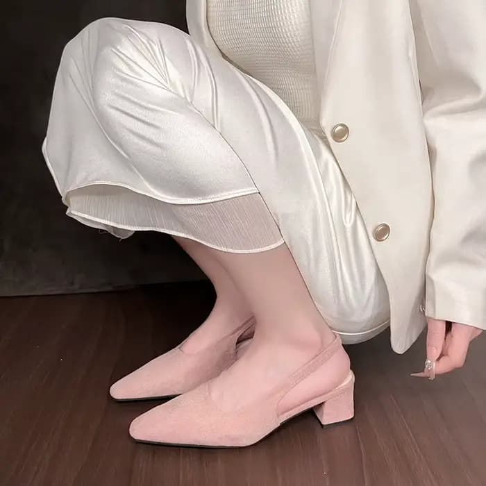 Sandales à talons hauts à bout pointu pour femme