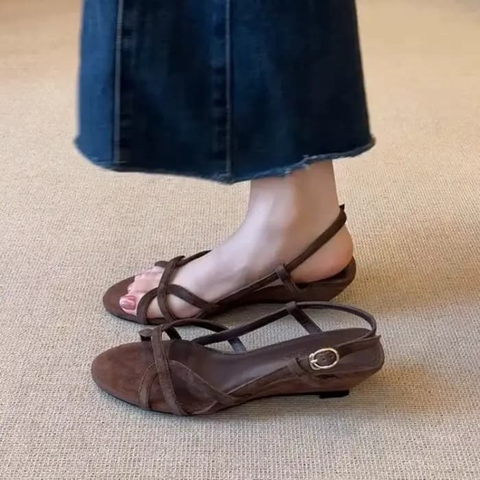 Sandales pour femmes nouveau à la mode décontracté confort bout pointu graphiques géométriques talon câble sandales de bureau 2025 talons hauts populaires