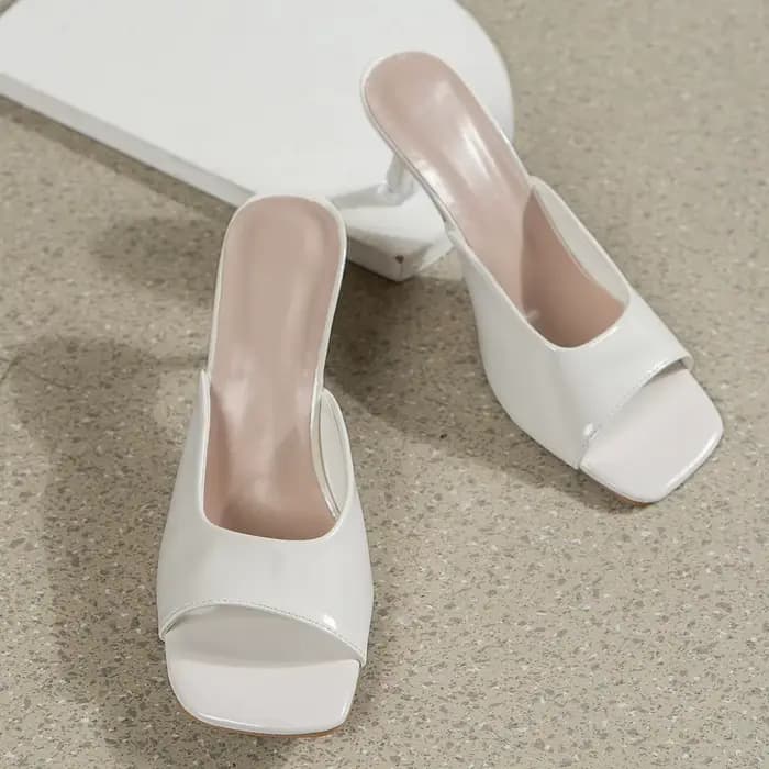 2025 femmes sandales à talons hauts été nouvelle mode bout carré