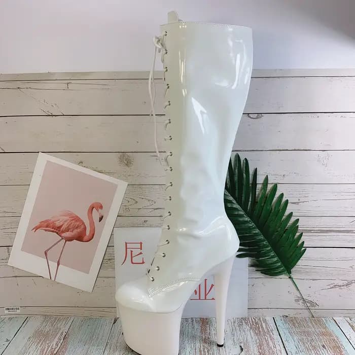 Bottes à talons hauts de 8 pouces pour femmes